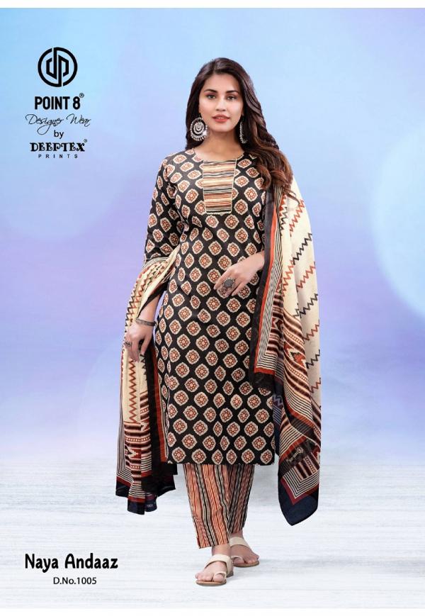 Deeptex Naya Andaaz Vol-1 Cotton Designer Excluisve Readymade Suit